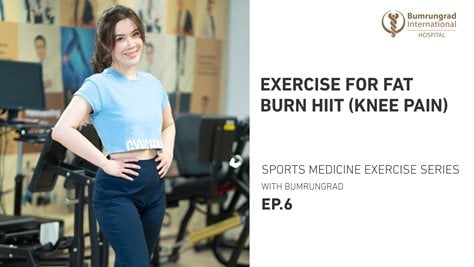 Fat burning exercises for people with knee pain