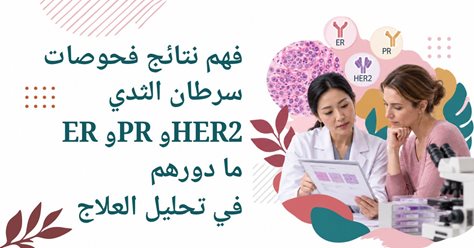 فهم نتائج فحوصات سرطان الثدي: شرح مستقبلات ER وPR وHER2