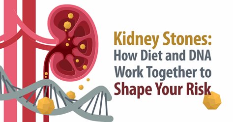 Sỏi thận: Chế độ ăn uống và kết hợp DNA để đánh giá nguy cơ của bạn.