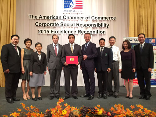 AMCHAM’s CSR Excellence Award 2015 Thailand