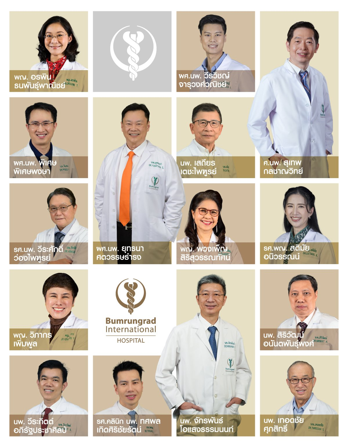 ทีมแพทย์และทีมสหสาขาวิชาชีพ
