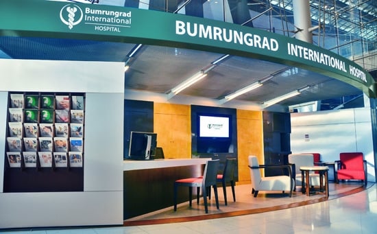 Bumrungrad International Representative at Suvarnabhumi Airport.