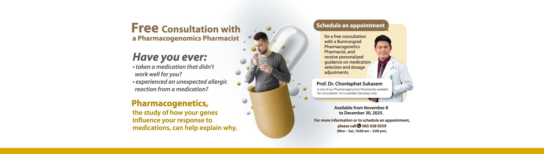 Free Consultation with a Pharmacogenetics Specialist