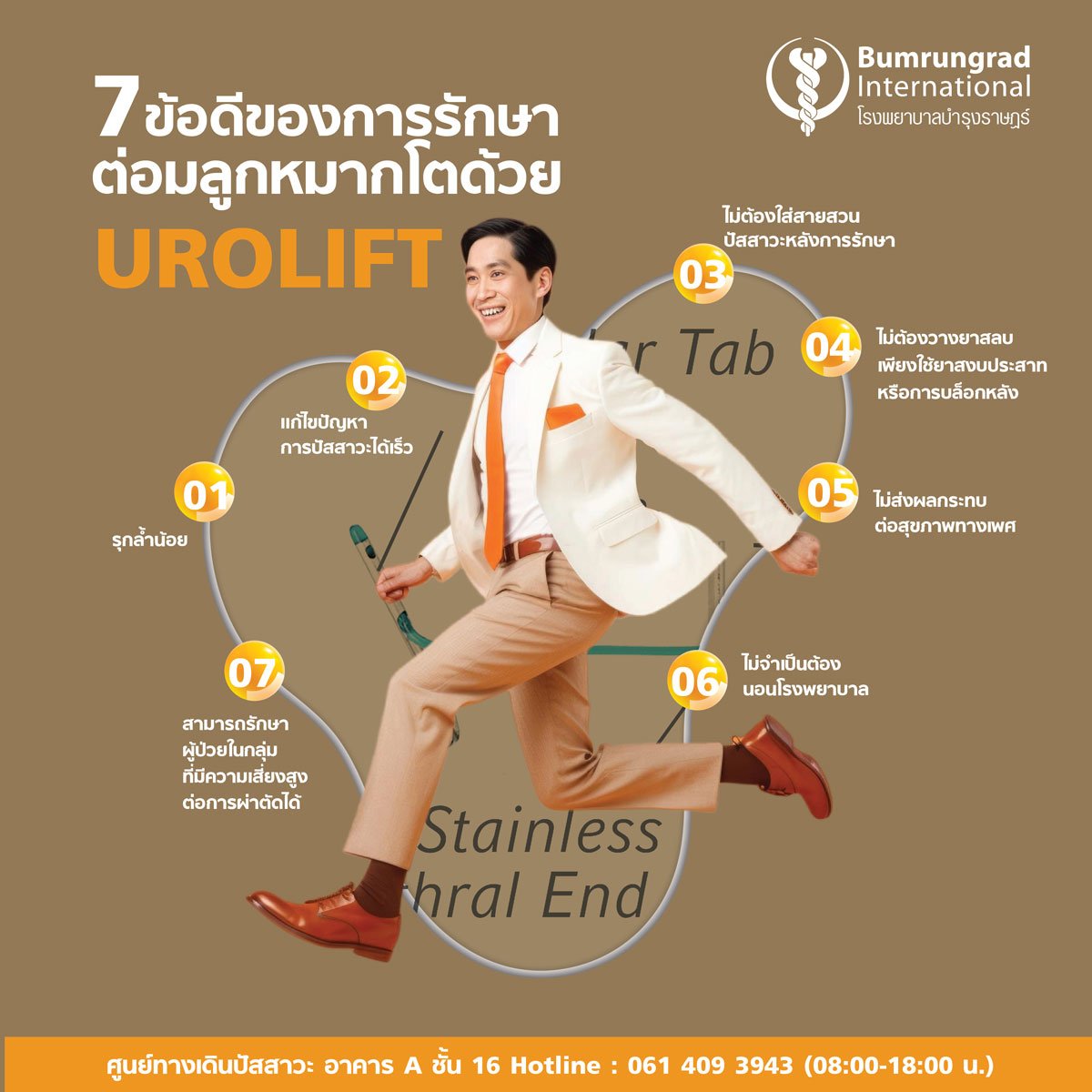 ข้อดีของการรักษามะเร็งต่อมลูกหมากโต ด้วย UROLIFT