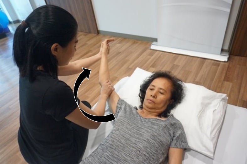 Arm open