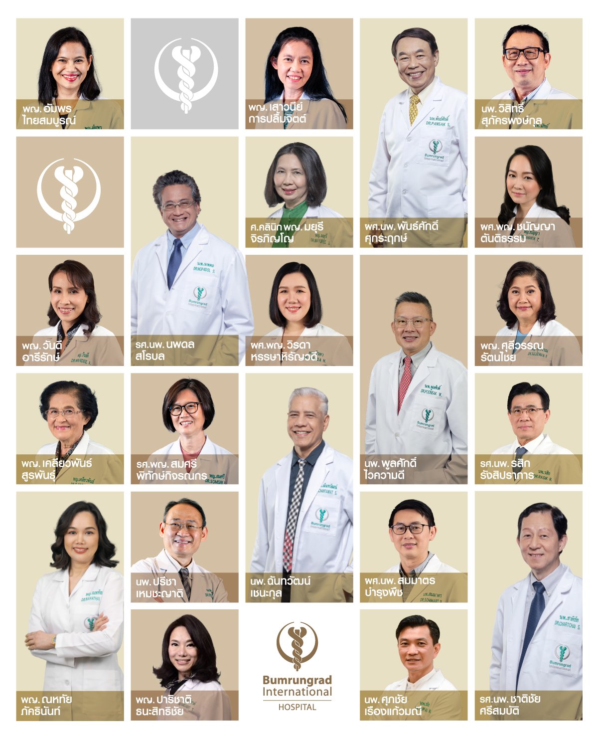 ทีมแพทย์และทีมสหสาขาวิชาชีพ