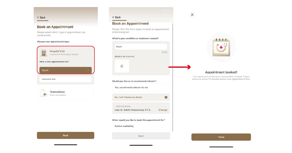 CONVENIENTLY MAKE REAL-TIME APPOINTMENT BY YOURSELF