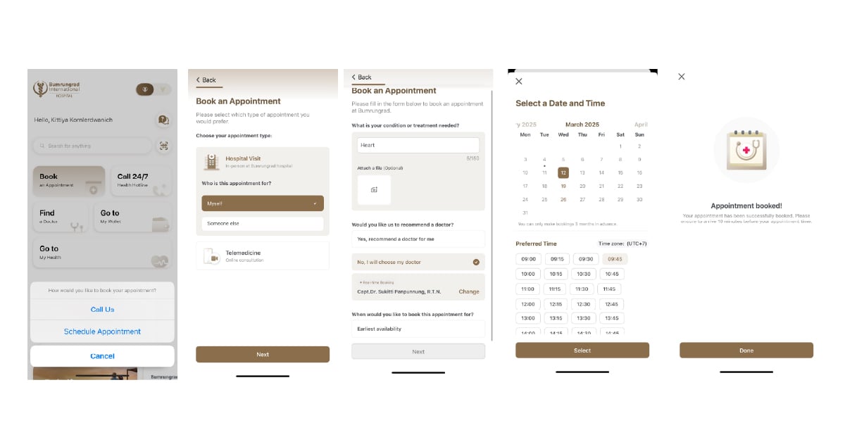 CONVENIENTLY MAKE REAL-TIME APPOINTMENT BY YOURSELF
