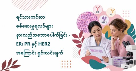 သင့်ရင်သားကင်ဆာစစ်ဆေးမှုရလဒ်များကို နားလည်သဘောပေါက်ခြင်း - ER၊ PR နှင့် HER2 အကြောင်းရှင်းလင်းချက်