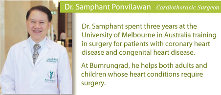 dr. Samphant Ponvilawan Heart Surgery Bumrungrad Hospital Bangkok Thailand